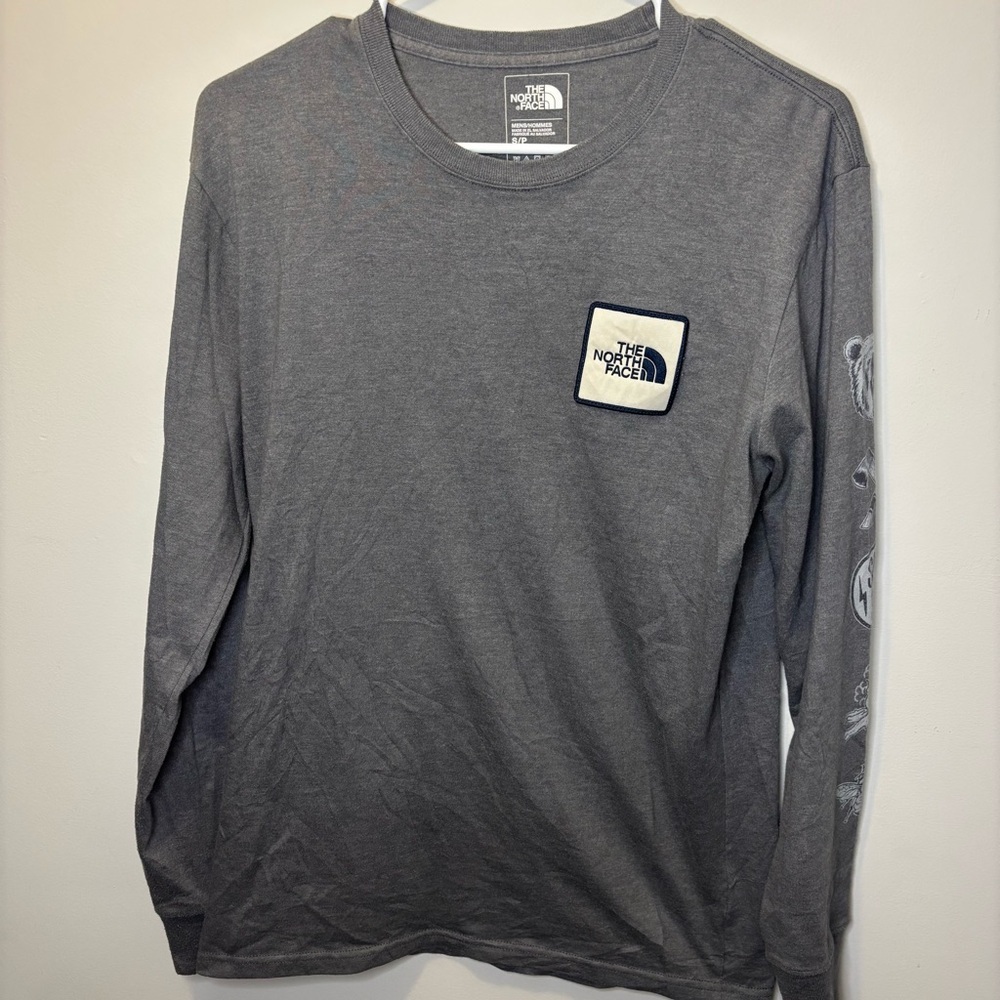 The North Face Gray Long Sleeve Men's Small